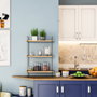 Hanah Home Estantería Industrial de Pared Pino Atlántico